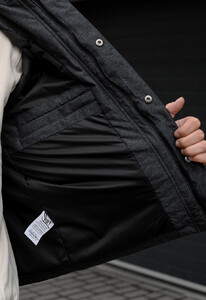 Фото - Універсальна чоловіча куртка Staff graphite & black - Men box