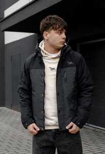 Фото - Універсальна чоловіча куртка Staff graphite & black - Men box