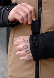 Фото - Демісезонна чоловіча куртка Staff soft shell ob beige & black - Men box