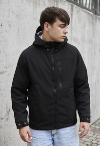 Фото - Універсальна чоловіча куртка Staff soft shell mo black - Men box