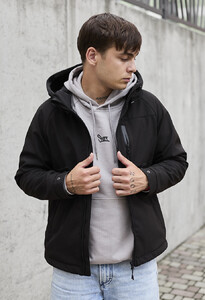 Фото - Універсальна чоловіча куртка Staff soft shell mo black - Men box