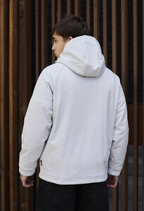 Фото - Молодіжна куртка білого кольору Staff soft shell mo white - Men box