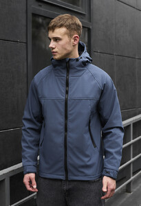 Фото - Куртка в темно-синьому кольорі Staff soft shell pu navy - Men box