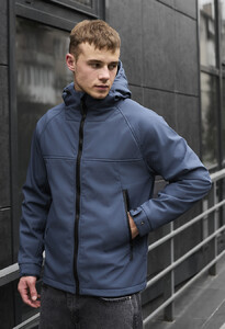 Фото - Куртка в темно-синьому кольорі Staff soft shell pu navy - Men box