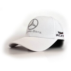 Фото - Всесезонная кепка Sport Line белая с лого Mercedes-Benz - Men box