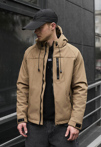 Фото - Светло-коричневая мужская куртка Staff di light brown - Men box