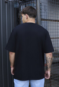 Фото - Мужская оверсайз футболка Staff black oversize - Men box