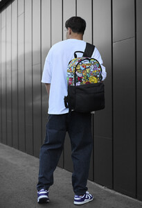 Фото - Яскравий молодіжний рюкзак Staff 18L graffiti - Men box