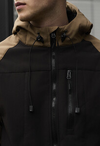 Фото - Двухцветная куртка для мужчин Staff di light brown & black - Men box