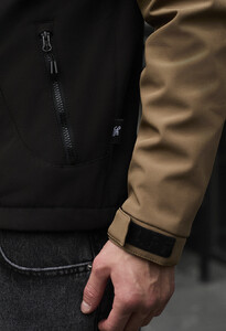 Фото - Двухцветная куртка для мужчин Staff di light brown & black - Men box