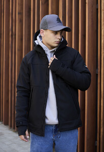 Фото - Базова чоловіча куртка Staff soft shell lokk black - Men box