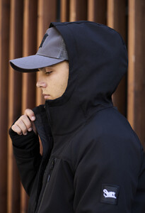 Фото - Базова чоловіча куртка Staff soft shell lokk black - Men box
