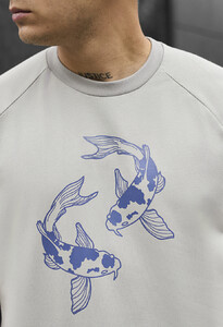 Фото - Світло-сіра футболка з рибами Staff fish - Men box
