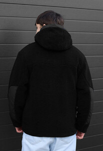 Фото - Молодіжна хутряна куртка Staff tixa black - Men box