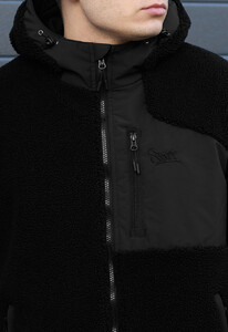 Фото - Молодіжна хутряна куртка Staff tixa black - Men box