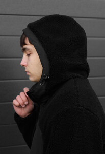 Фото - Молодіжна хутряна куртка Staff tixa black - Men box