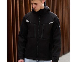 Фото - Повсякденна чоловіча куртка Staff soft shell bu black - Men box