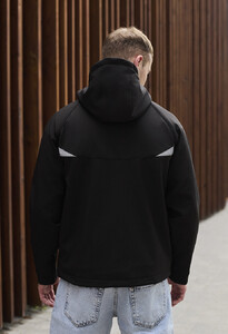 Фото - Повсякденна чоловіча куртка Staff soft shell bu black - Men box