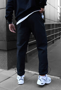 Фото - Всесезонные черные штаны Staff pa spandex black - Men box