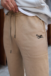 Фото - Бежеві спортивні штани Staff al beige - Men box