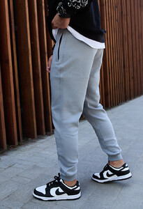 Фото - Спортивки светло-серого цвета Staff go light gray - Men box