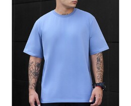 Фото - Світло-синя футболка Staff light blue oversize - Men box
