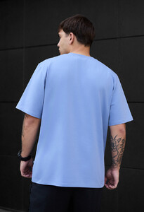 Фото - Світло-синя футболка Staff light blue oversize - Men box