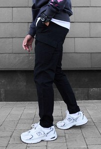 Фото - Повседневные штаны карго Staff cargo fa black - Men box