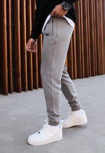 Фото - Чоловічі спортивні штани Staff light gray logo - Men box