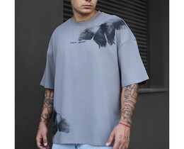 Фото - Футболка з принтом метеликів Staff original & butterfly oversize - Men box