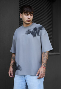 Фото - Футболка с принтом бабочек Staff original & butterfly oversize - Men box