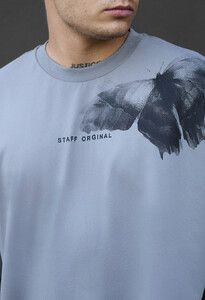 Фото - Футболка с принтом бабочек Staff original & butterfly oversize - Men box