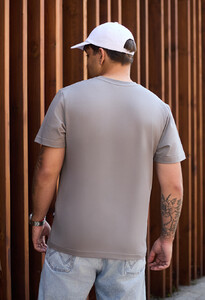 Фото - Однотонна сіра футболка Staff grey basic - Men box
