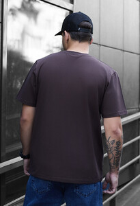 Фото - Темно-коричнева футболка Staff dark brown basic - Men box