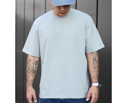 Фото - Чоловіча оверсайз футболка Staff light gray oversize - Men box