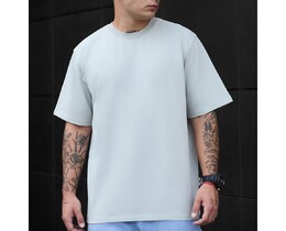 Фото - Базова футболка Staff light gray oversize - Men box