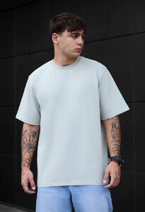 Фото - Базова футболка Staff light gray oversize - Men box