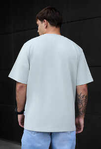 Фото - Базова футболка Staff light gray oversize - Men box