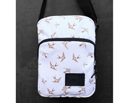 Фото - Барсетка білого кольору із птахами Staff birds - Men box