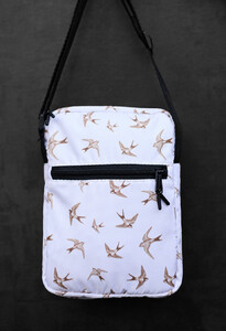 Фото - Барсетка белого цвета с птицами Staff birds - Men box