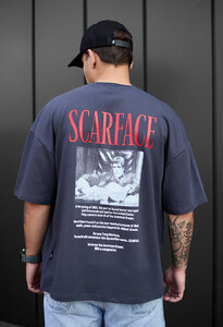 Фото - Мужская оверсайз футболка Staff scar oversize - Men box