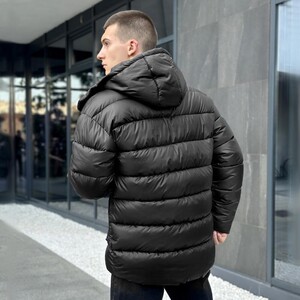Фото - Зимова куртка Pobedov чорного кольору Snowfall - Men box
