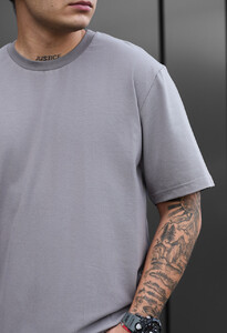 Фото - Футболка в стиле оверсайз Staff gray oversize - Men box