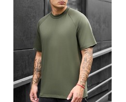 Фото - Однотонна чоловіча футболка Staff khaki - Men box