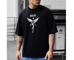 Фото - Молодіжна оверсайз футболка Staff nirv oversize - Men box