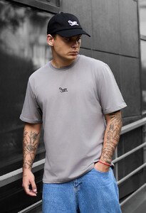 Фото - Сіра футболка з логотипом Staff gray logo - Men box