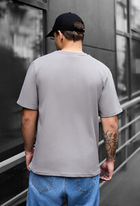 Фото - Сіра футболка з логотипом Staff gray logo - Men box