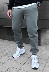 Фото - Светло-оливковые штаны Staff dax light olive fleece - Men box