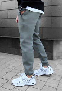 Фото - Светло-оливковые штаны Staff dax light olive fleece - Men box