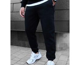 Фото - Спортивные штаны на зиму Staff dax black fleece - Men box